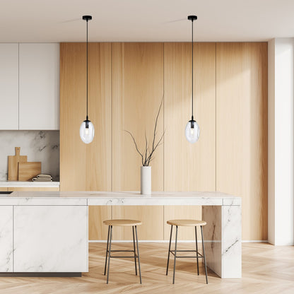 Astral 1 pendellampe transparent