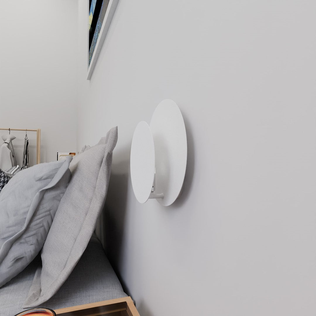 Circle 1c væglampe hvid