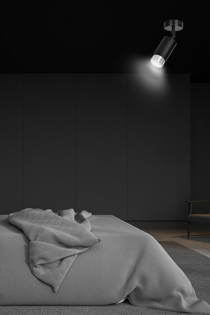 Hiro 1 loftspot sort/krom