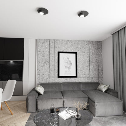 Bolx 1 loftlampe sort