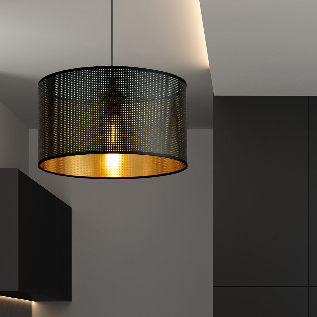 Aston 1 pendellampe sort/guld