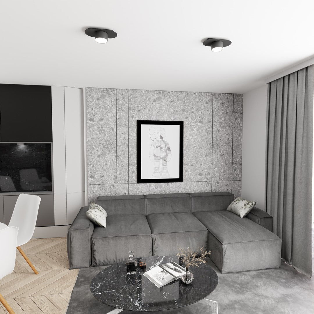 Stilo 1 loftlampe sort