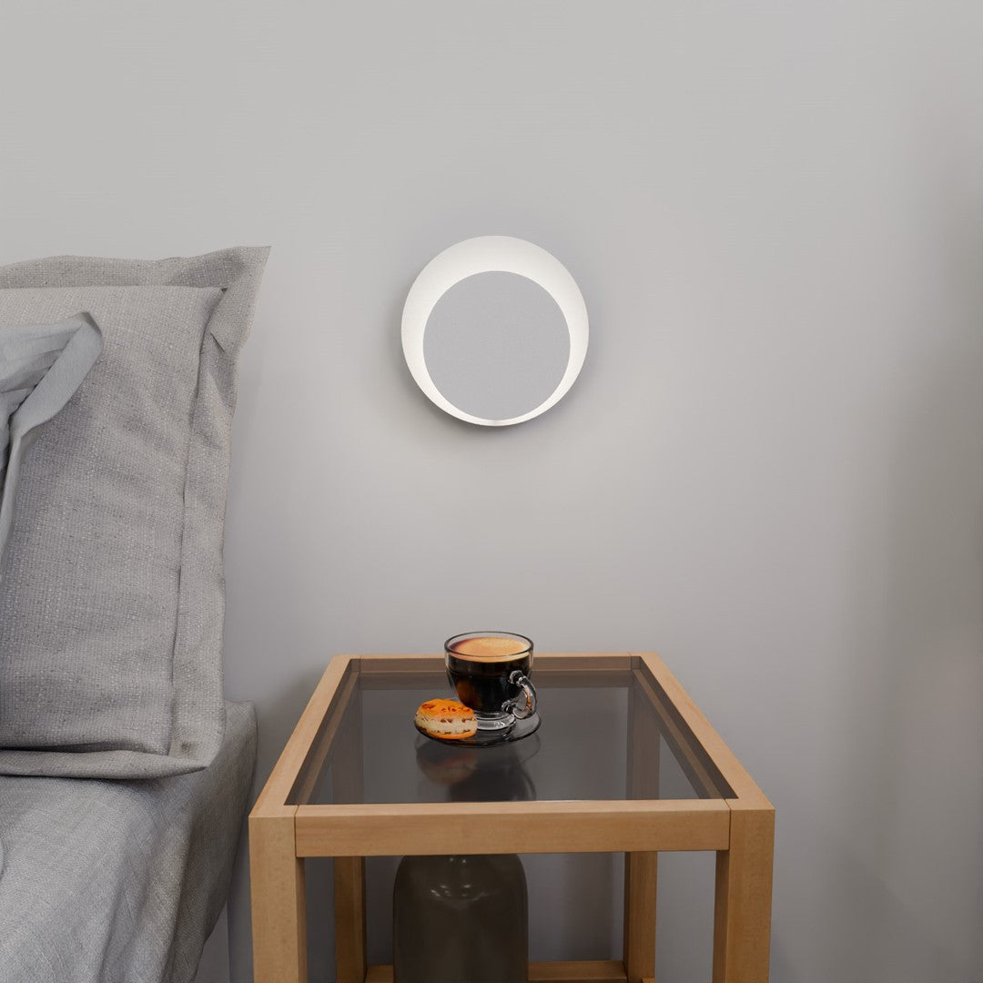 Circle 1c væglampe hvid