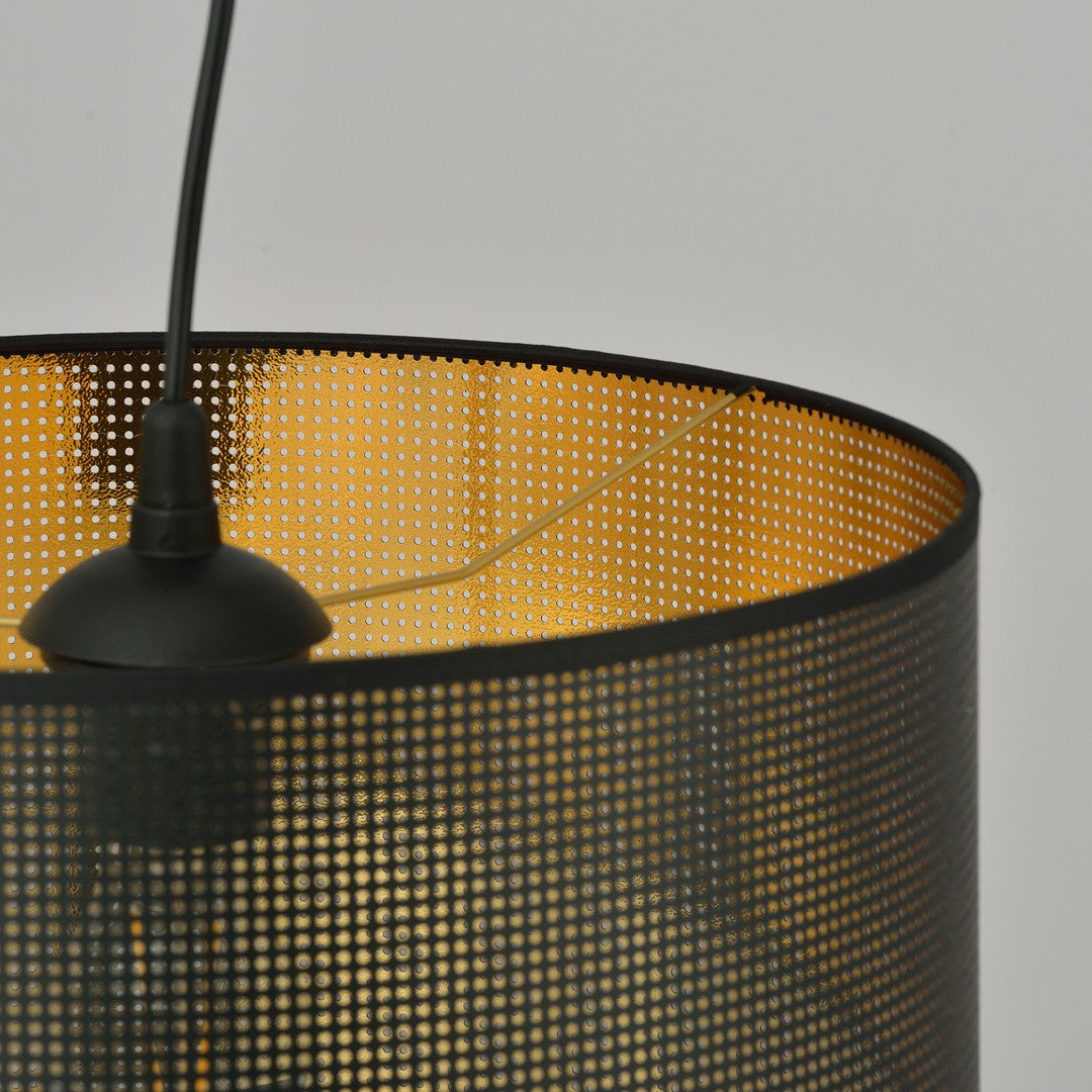 Aston 1 pendellampe sort/guld