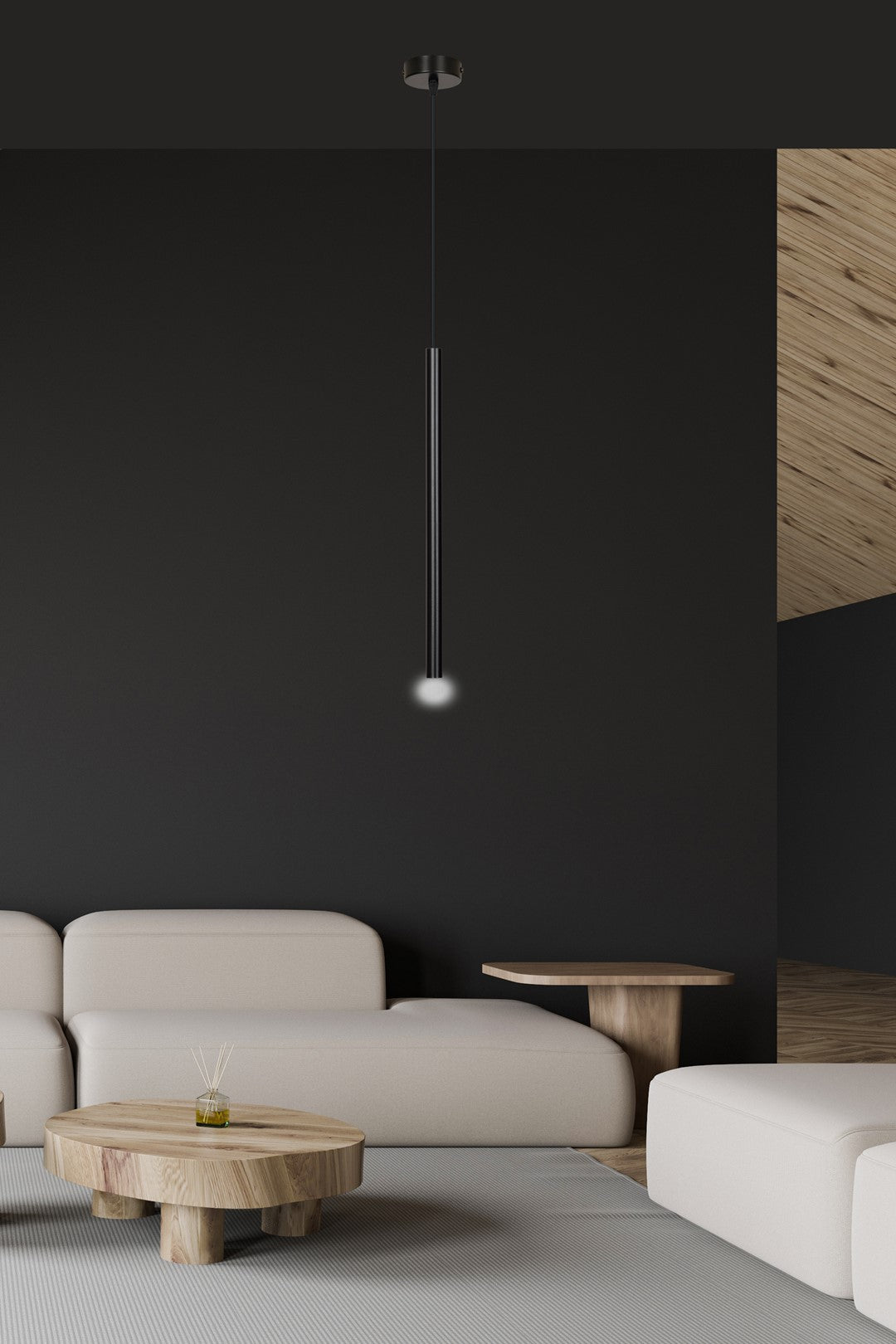 Selter 1 loftlampe sort
