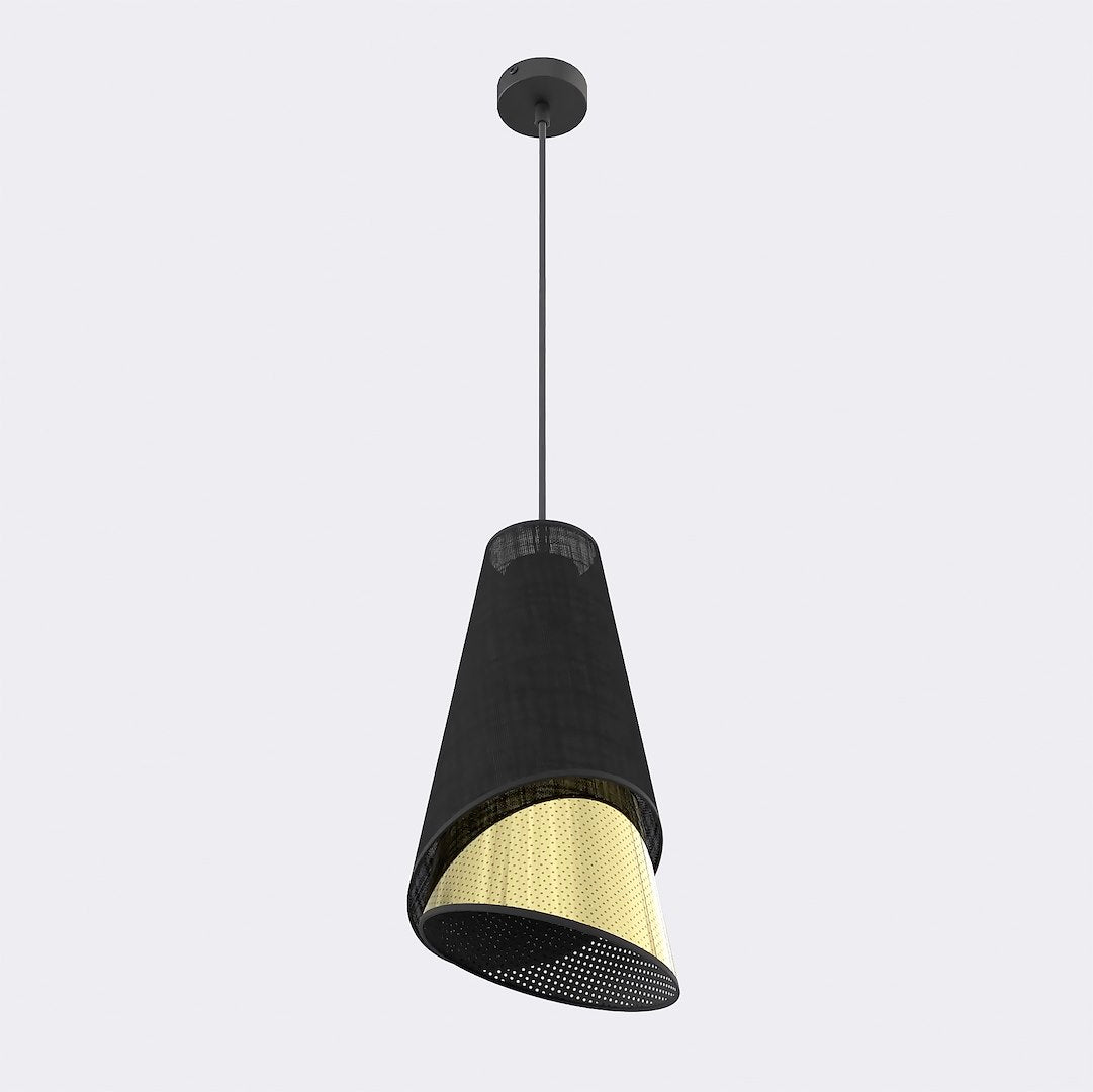 Moda 1 pendellampe sort/guld