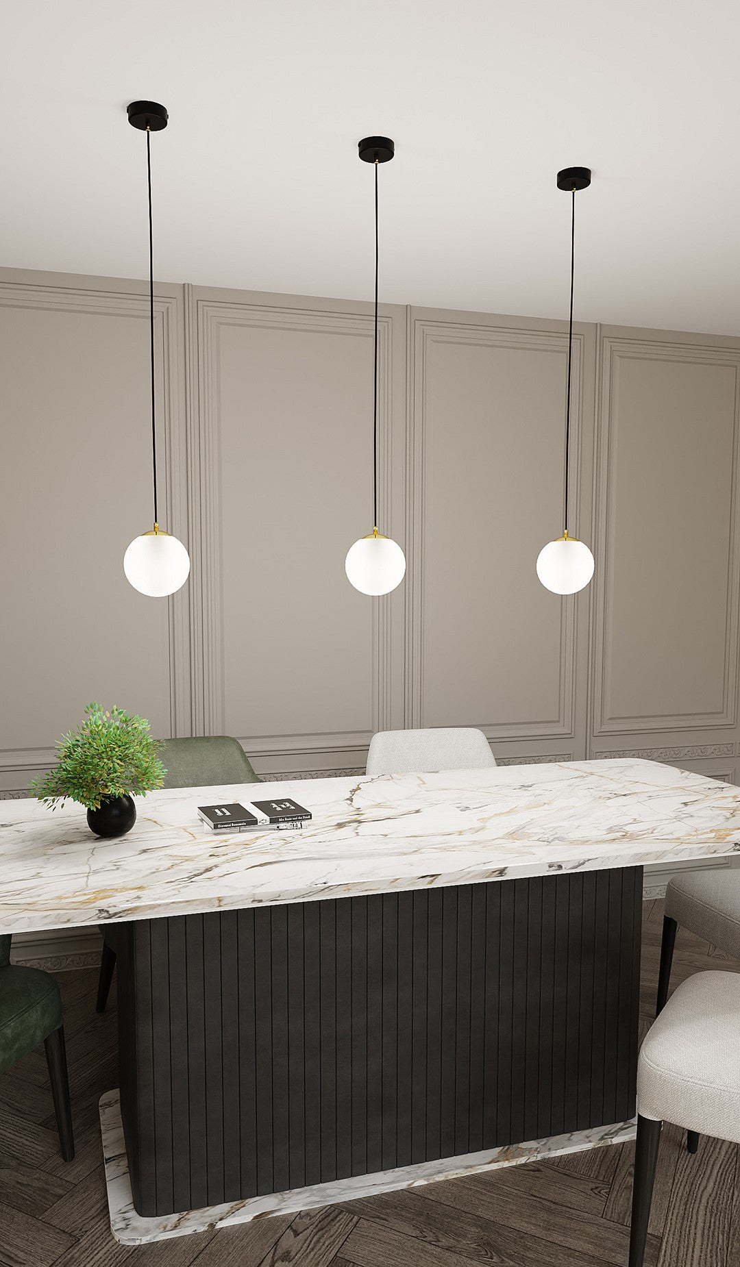 Royal 1 pendellampe sort