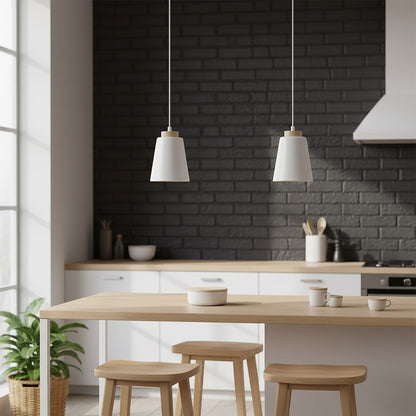 Bolero 1 pendellampe hvid