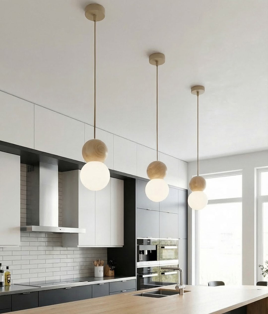 Loop 1 pendellampe mokka