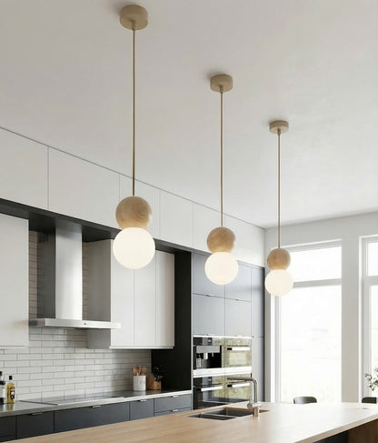 Loop 1 pendellampe mokka
