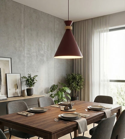 Zero 1 pendellampe bordeaux