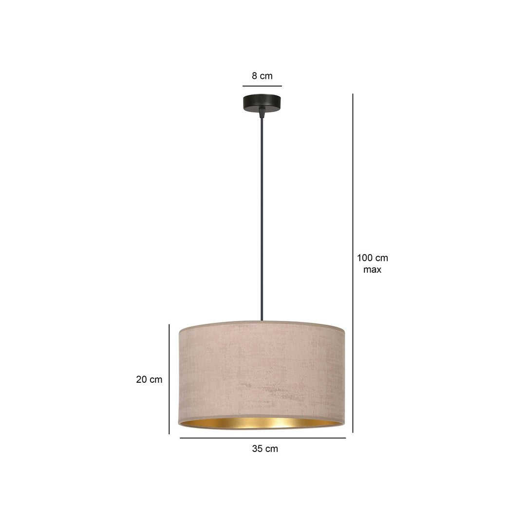Hilde 1 pendellampe rosa