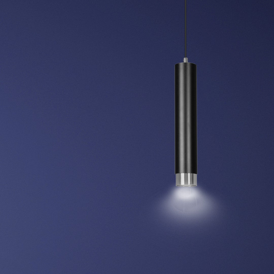 Kibo 1 pendellampe sort/krom