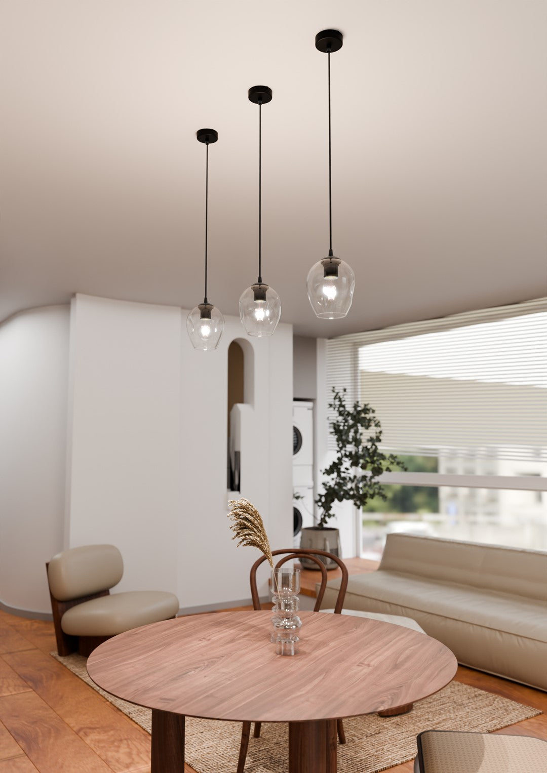 Istar 1 pendellampe transparent