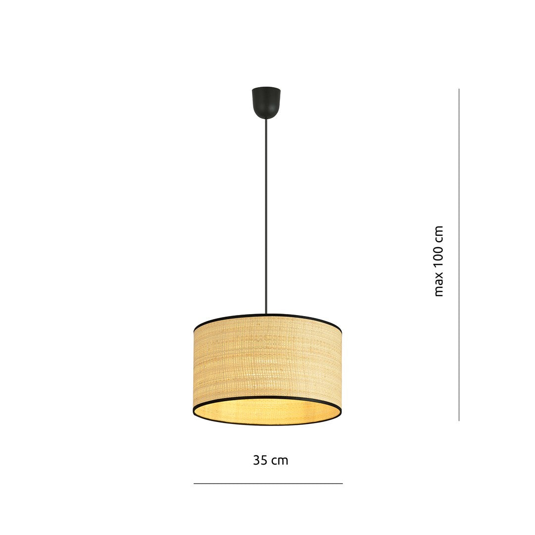 Aston 1 pendellampe rattan
