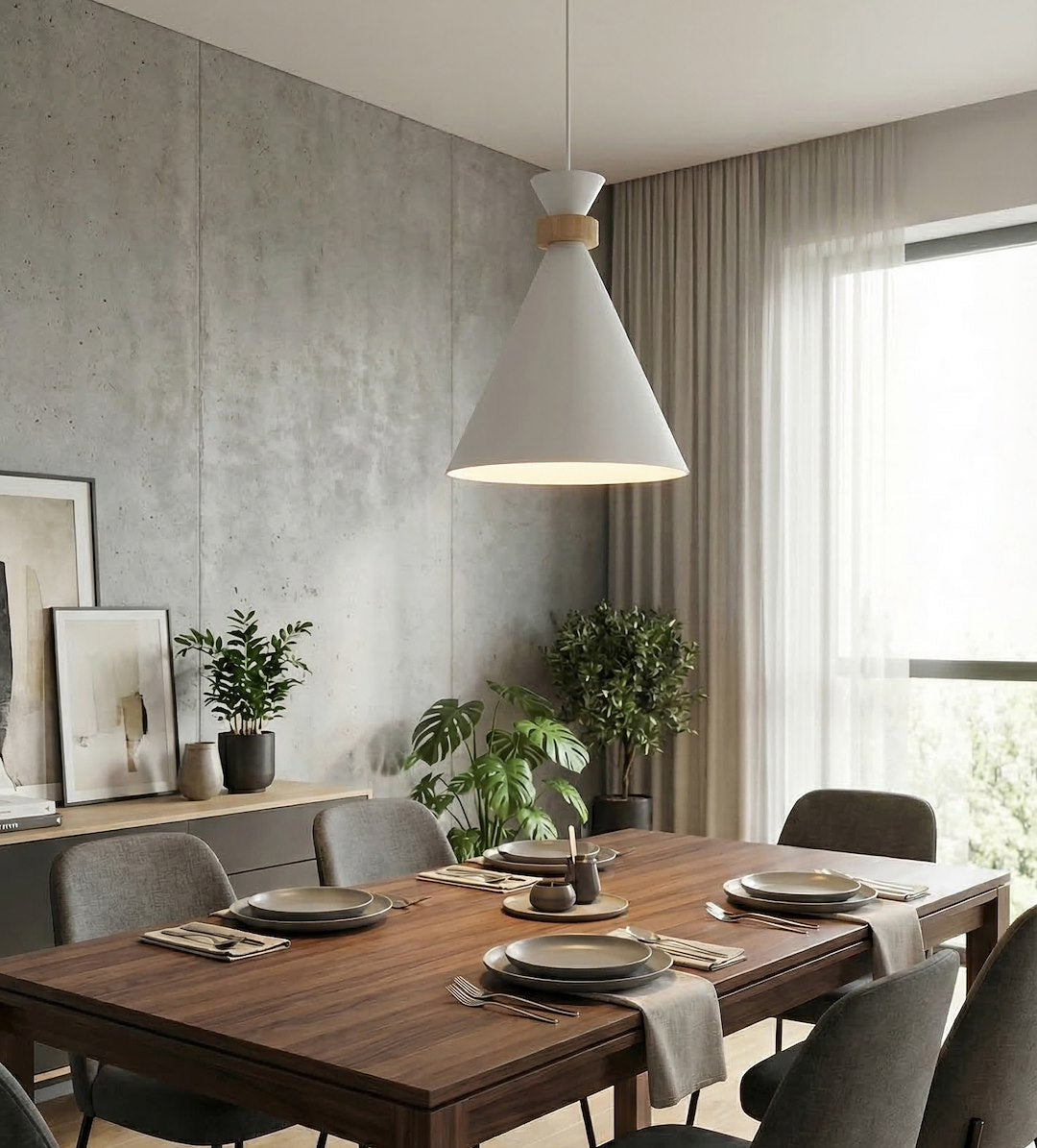 Zero 1 pendellampe hvid