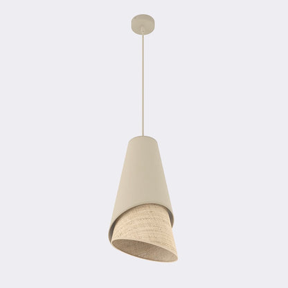 Moda 1 pendellampe mokka/rattan