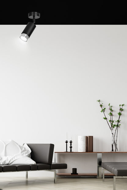 Hiro 1 loftspot sort/krom