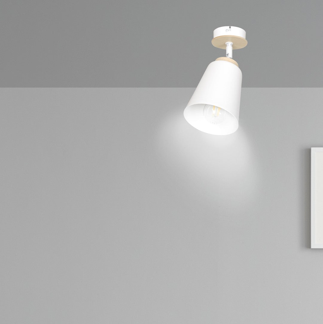 Atlas 1 loftspot hvid