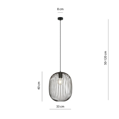 Onyx 1 pendellampe sort
