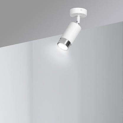 Hiro 1 loftspot hvid/krom