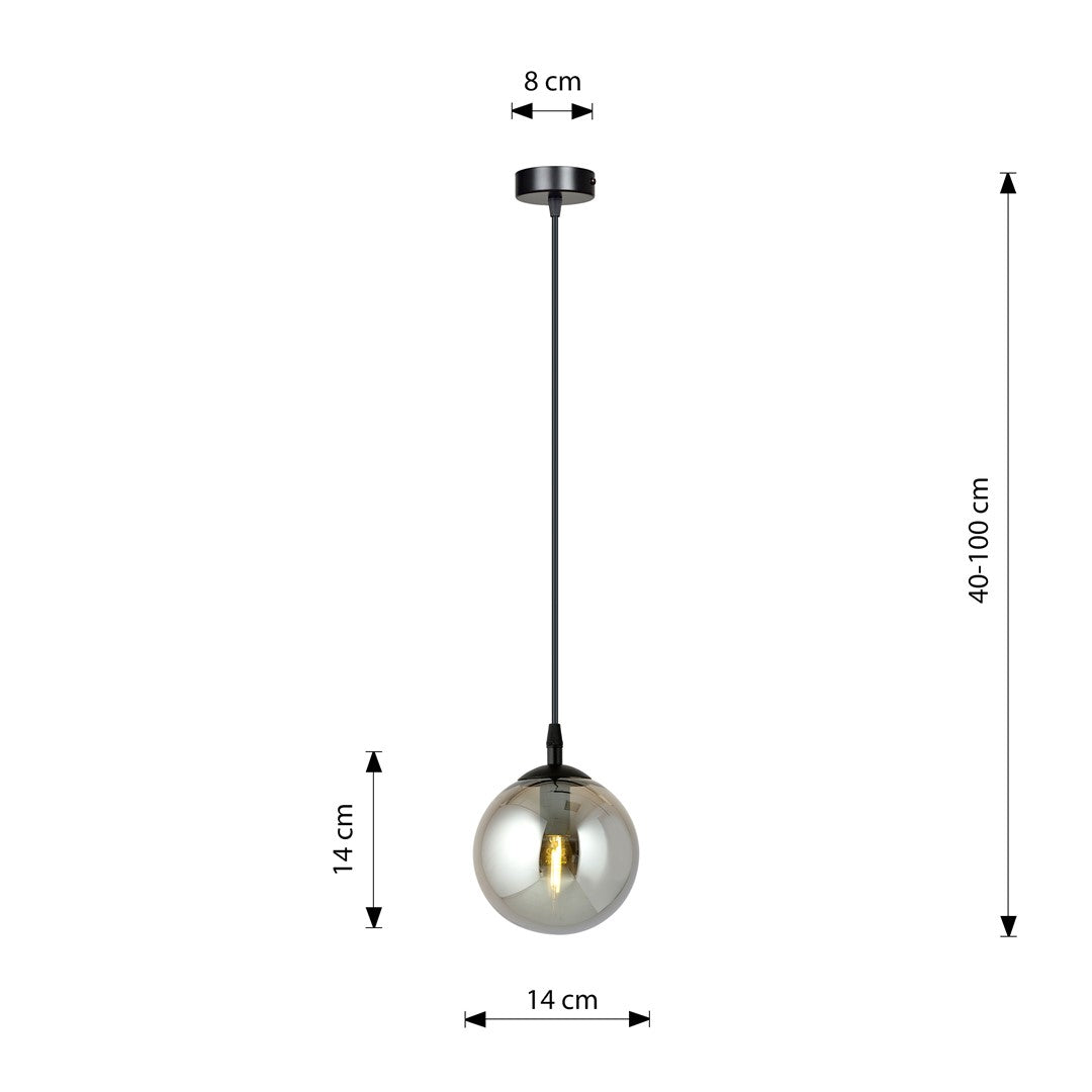 Cosmo 1 pendellampe grafit