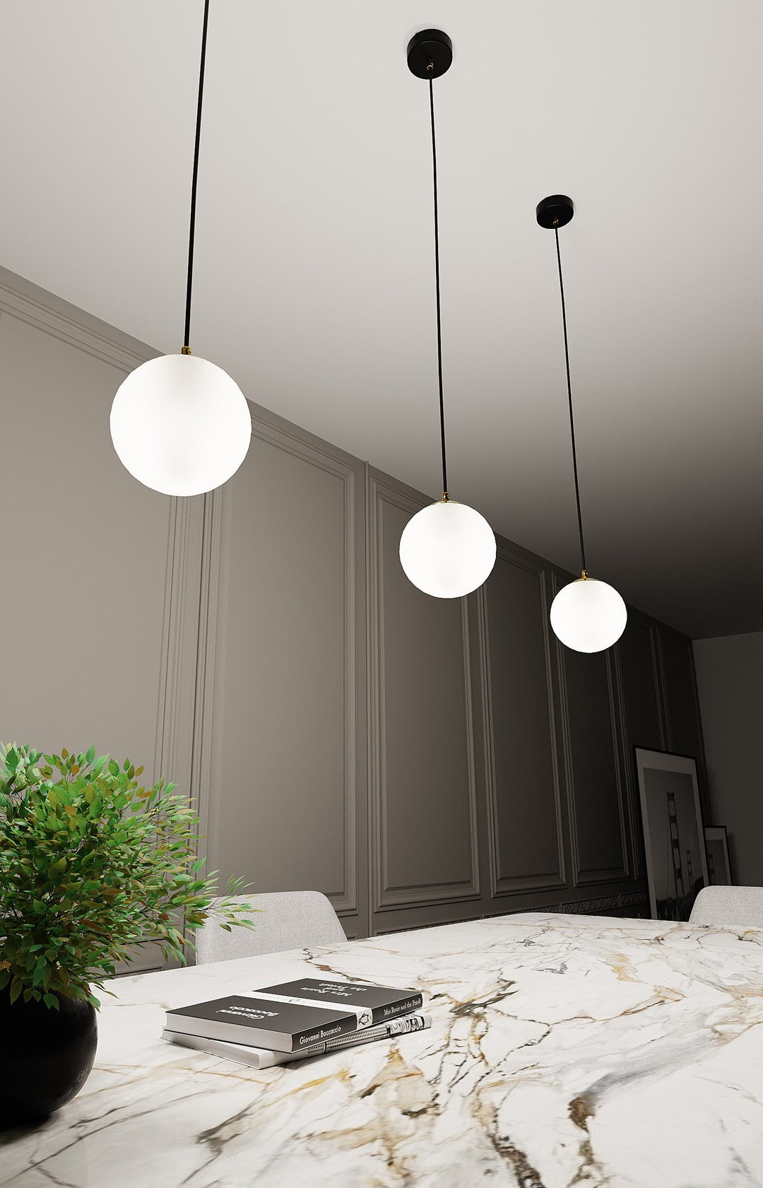 Royal 1 pendellampe sort