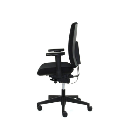 Workliving NPR1813 Ramblas Comfort Black Edition – Kontorstol Ergonomisk Design ARBO