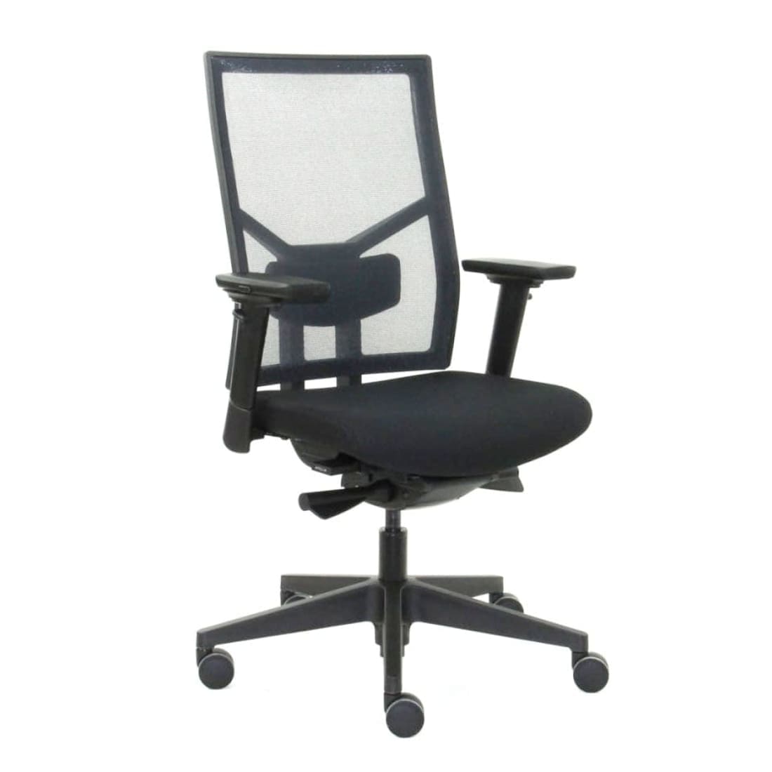 Workliving Zuidas Mesh Sort udgave - Sæde i Regain - Kontorstol Ergonomisk design (N)EN 1335