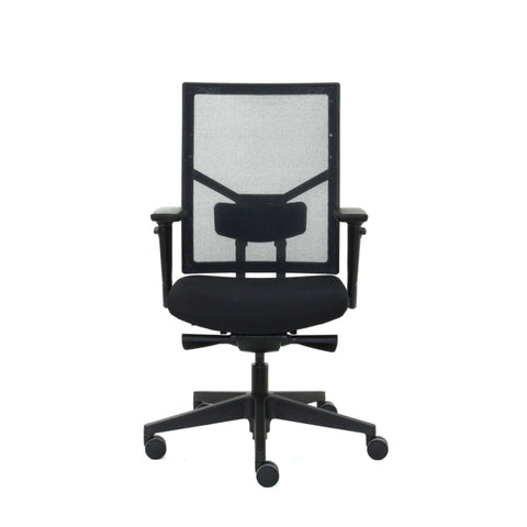 Workliving Zuidas Mesh Sort udgave - Sæde i Regain - Kontorstol Ergonomisk design (N)EN 1335