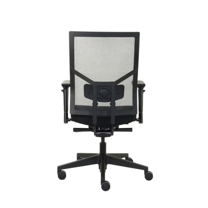 Workliving Zuidas Mesh Sort udgave - Sæde i Regain - Kontorstol Ergonomisk design (N)EN 1335