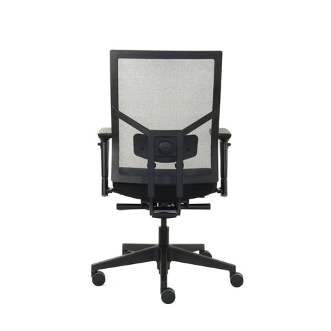 Workliving Zuidas Mesh Sort udgave - Sæde i Regain - Kontorstol Ergonomisk design (N)EN 1335