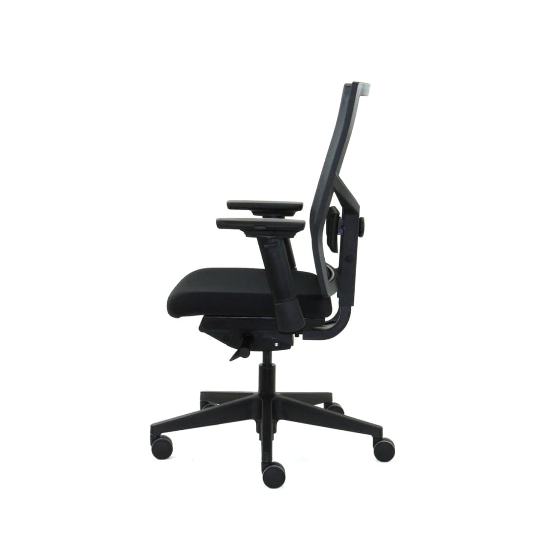Workliving Zuidas Mesh Sort udgave - Sæde i Regain - Kontorstol Ergonomisk design (N)EN 1335
