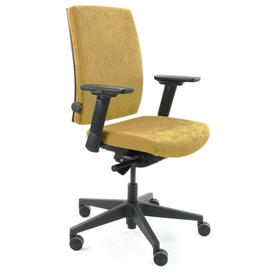 Workliving Eva Comfort Yellow Regain - Ergonomisk kontorstol (N)EN 1335