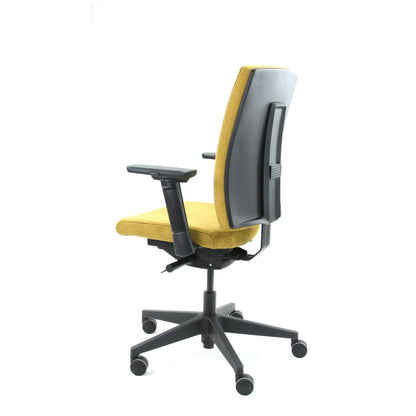 Workliving Eva Comfort Yellow Regain - Ergonomisk kontorstol (N)EN 1335