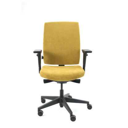 Workliving Eva Comfort Yellow Regain - Ergonomisk kontorstol (N)EN 1335