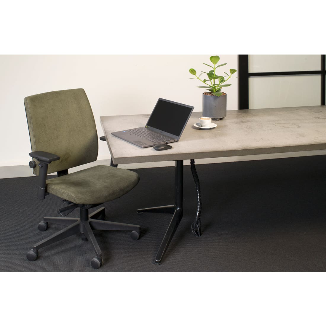 Workliving Eva Comfort Grøn Regain - Ergonomisk kontorstol (N)EN 1335