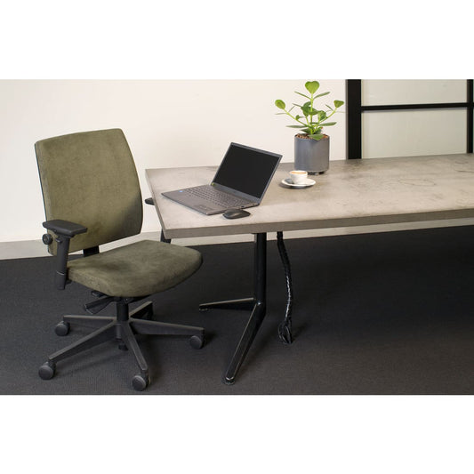 Workliving Eva Comfort Grøn Regain - Ergonomisk kontorstol (N)EN 1335