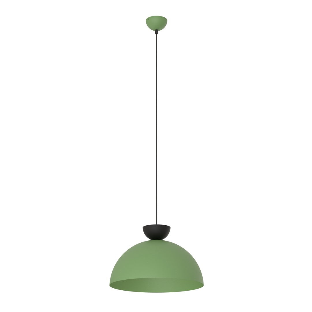 Lunaro 1L pendant light black/green
