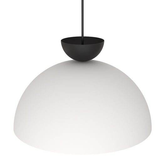 Lunaro 1L pendellampe hvid/sort