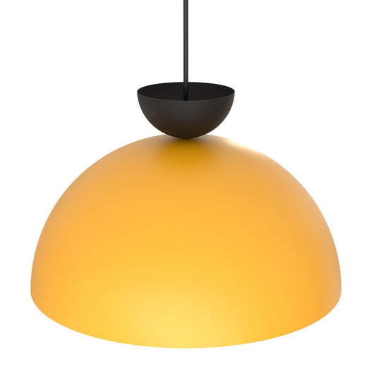 Lunaro 1L pendellampe sort/orange