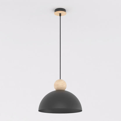 Kaki 1M loftlampe sort
