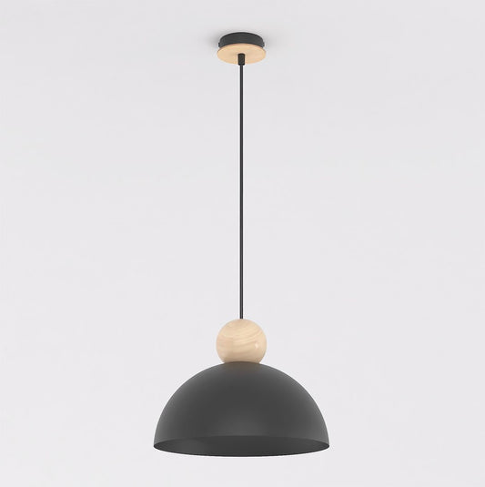 Kaki 1M loftlampe sort