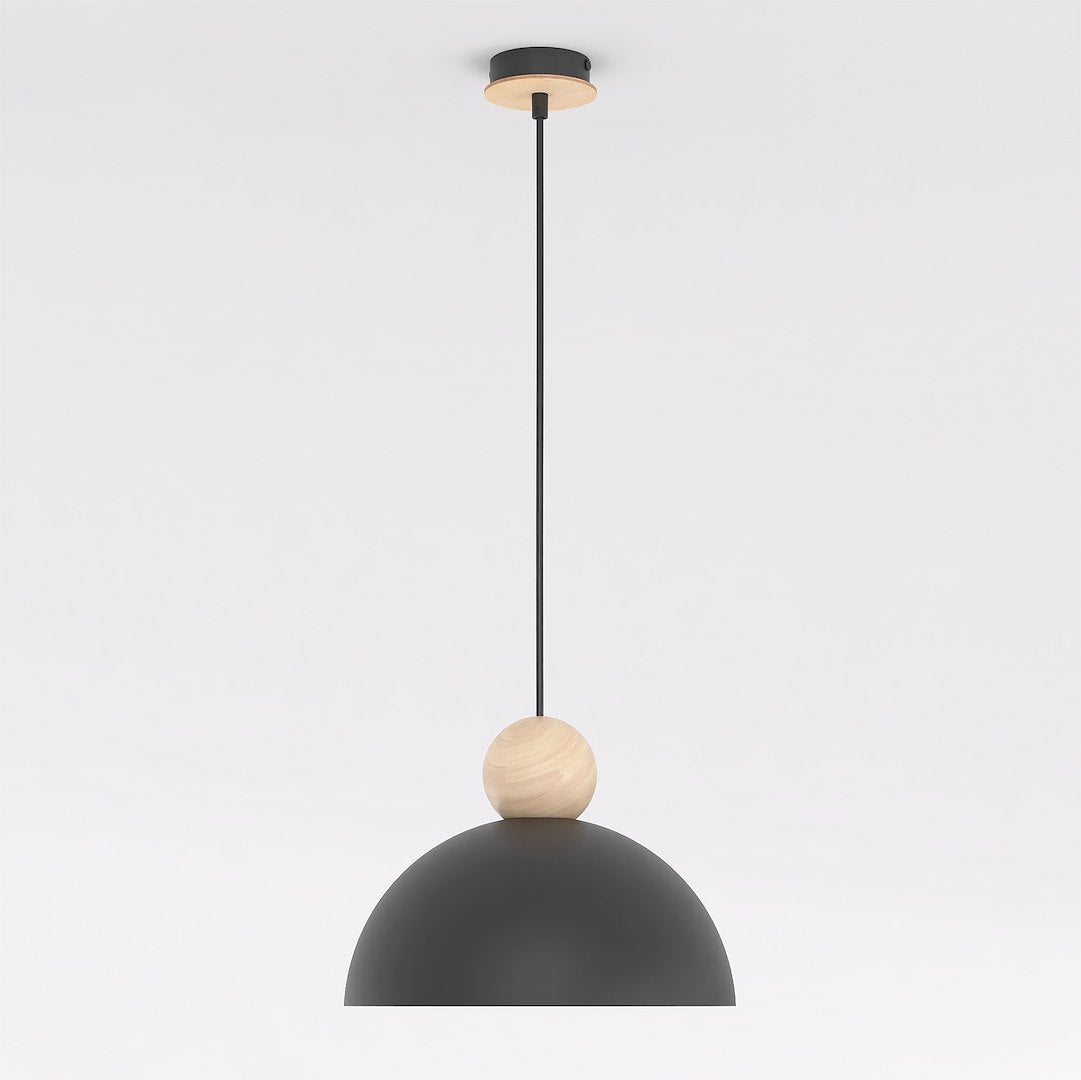 Kaki 1M loftlampe sort