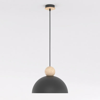 Kaki 1M loftlampe sort