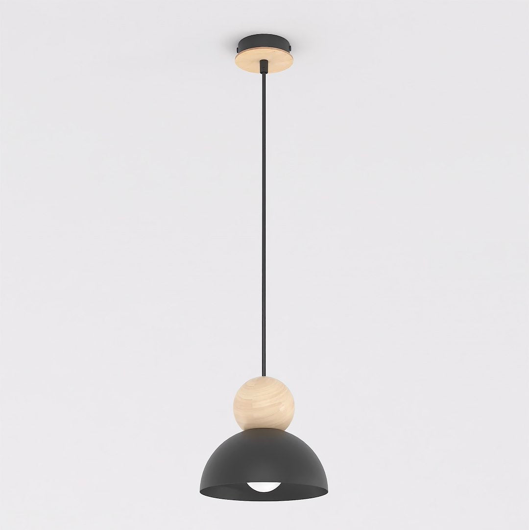 Kaki 1S loftlampe sort