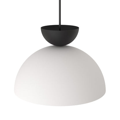 Lunaro 1S pendellampe hvid/sort
