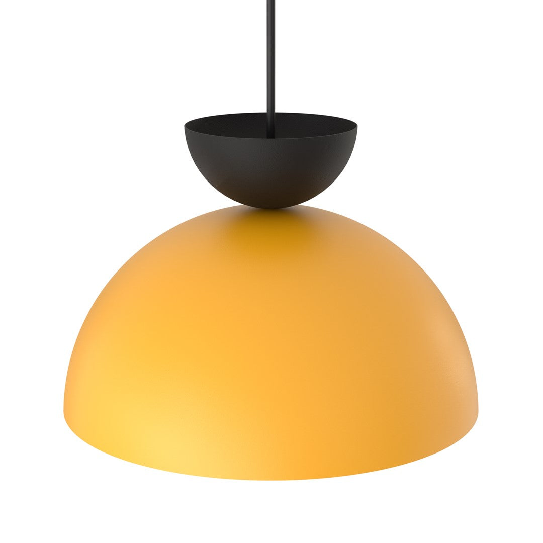 Lunaro 1S pendellampe sort/orange
