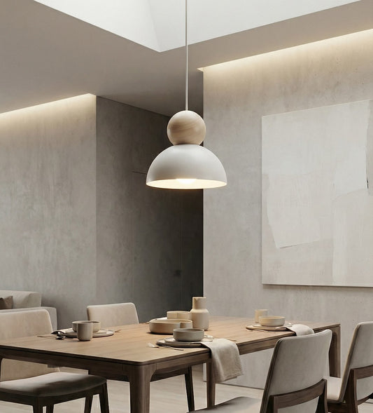 Kaki 1S loftlampe hvid