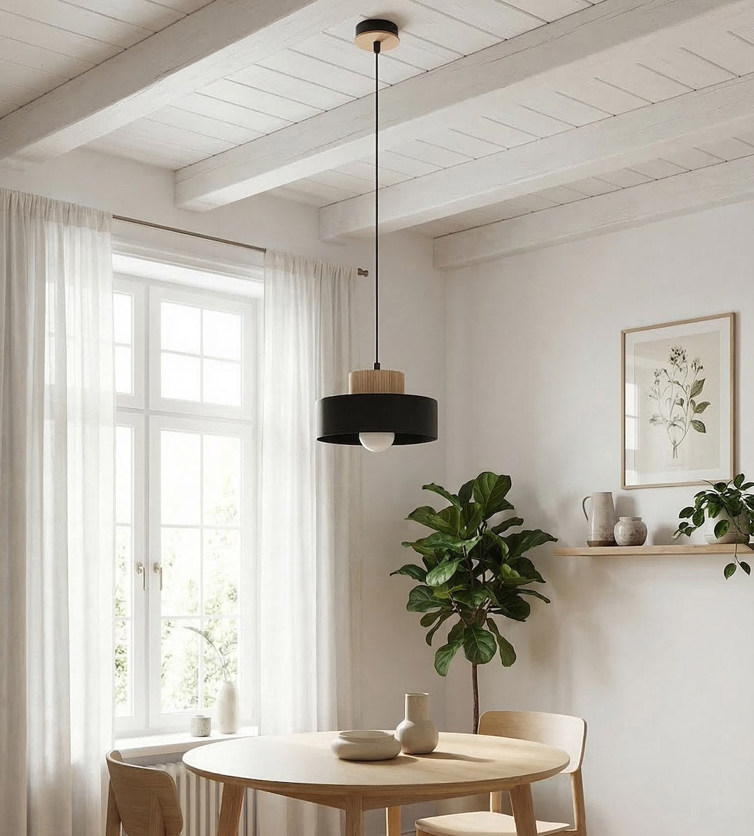 Kivi 1S pendellampe sort